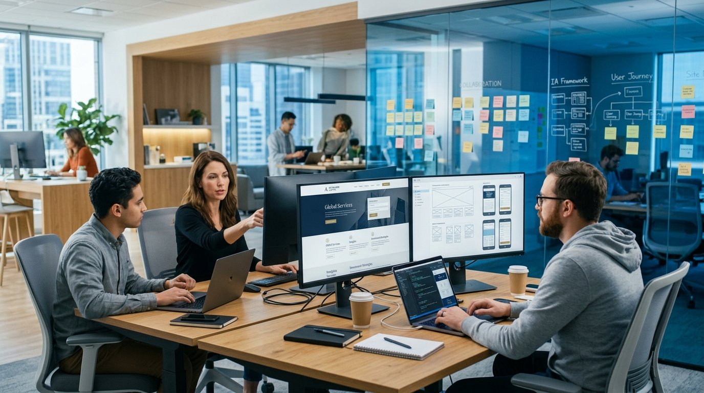 Design Estratégico e Arquitetura de Informação para Sites Institucionais